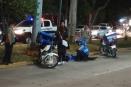 Motociclista repartidor se accidenta en bulevar de Xalapa y resulta herido