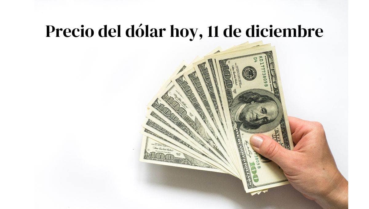 Precio del dólar hoy miércoles 11 de diciembre: así va el tipo de cambio