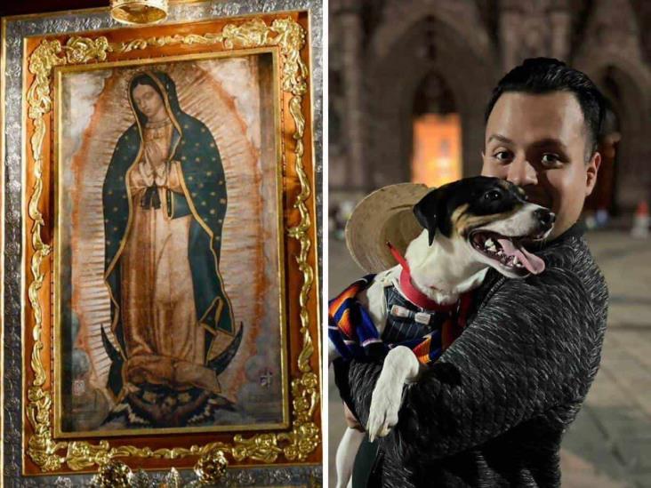 Perrito se hace viral tras cumplir manda a la Virgen de Guadalupe