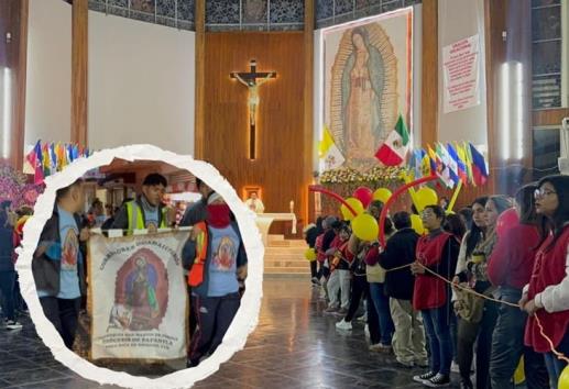 Con frío, pero con fe, celebran a la virgen de Guadalupe en Poza Rica