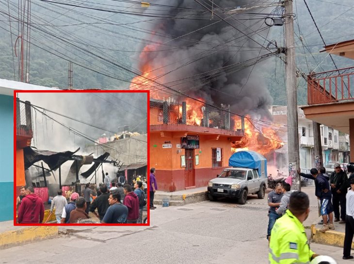 Voraz incendio en vivienda de Zongolica deja a una menor calcinada