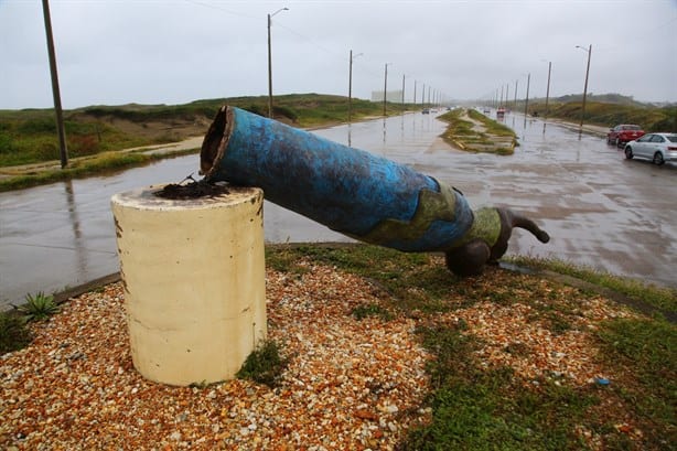 Frente Frío 14: A horas de su entrada, estas son algunas de las afectaciones en Coatzacoalcos | FOTOS