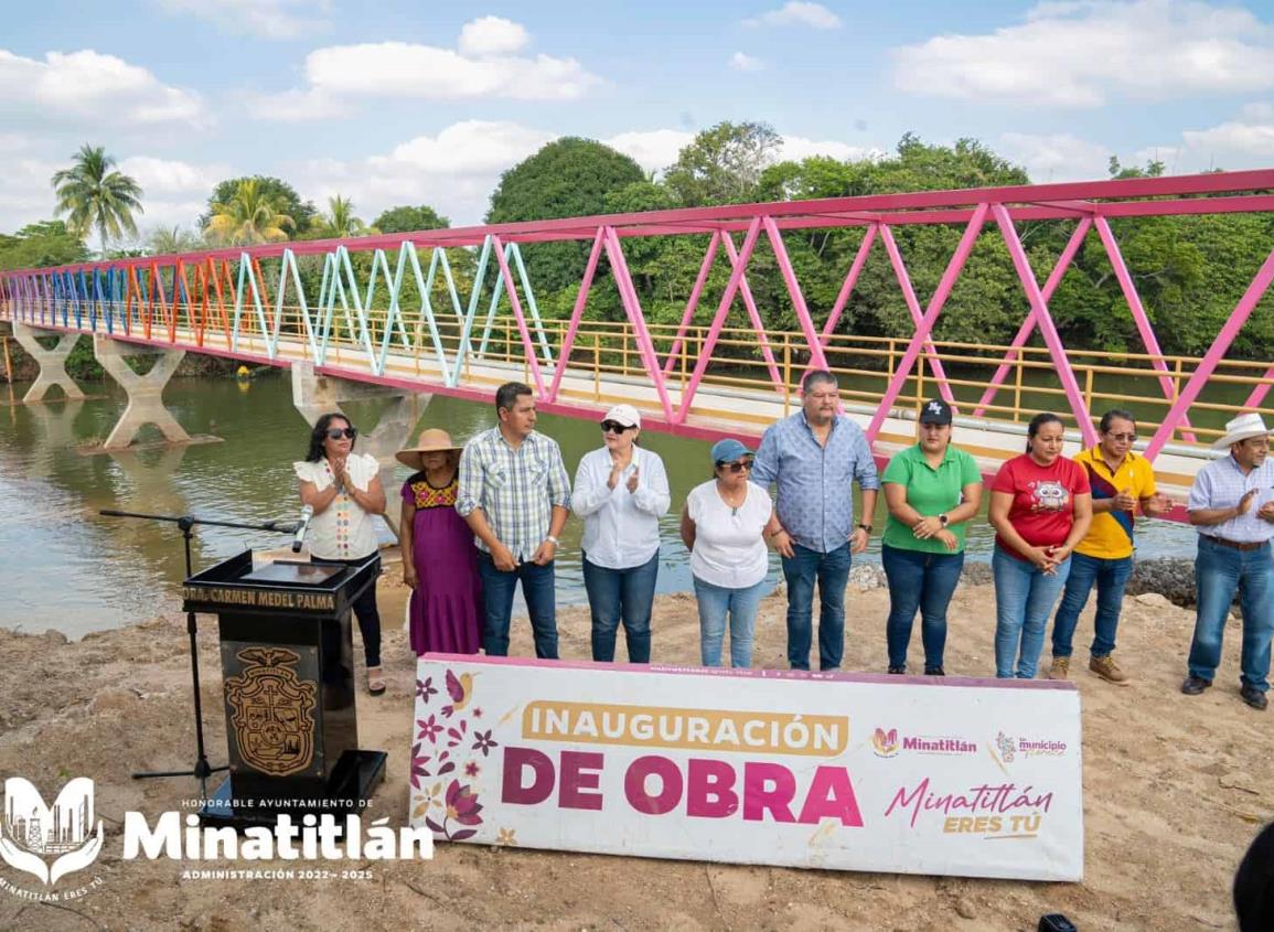 ¡Carmen Medel cumple con La Concepción! Inaugura segunda etapa del puente peatonal