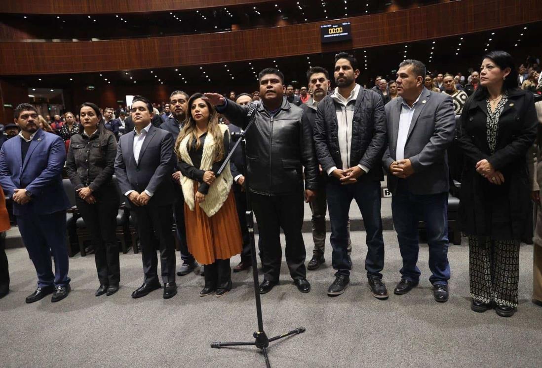 Jonathan Puertos toma protesta como diputado federal tras el crimen de Benito Aguas Atlahua