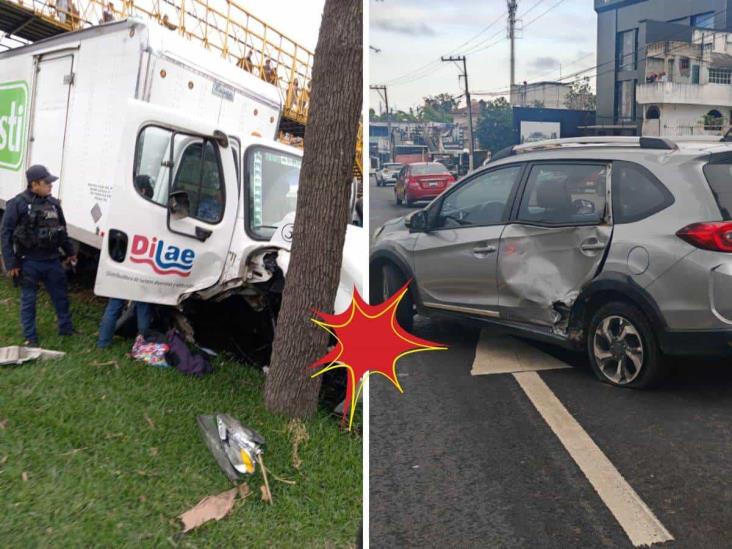 Camión termina contra un árbol en Las Trancas; hay dos heridos