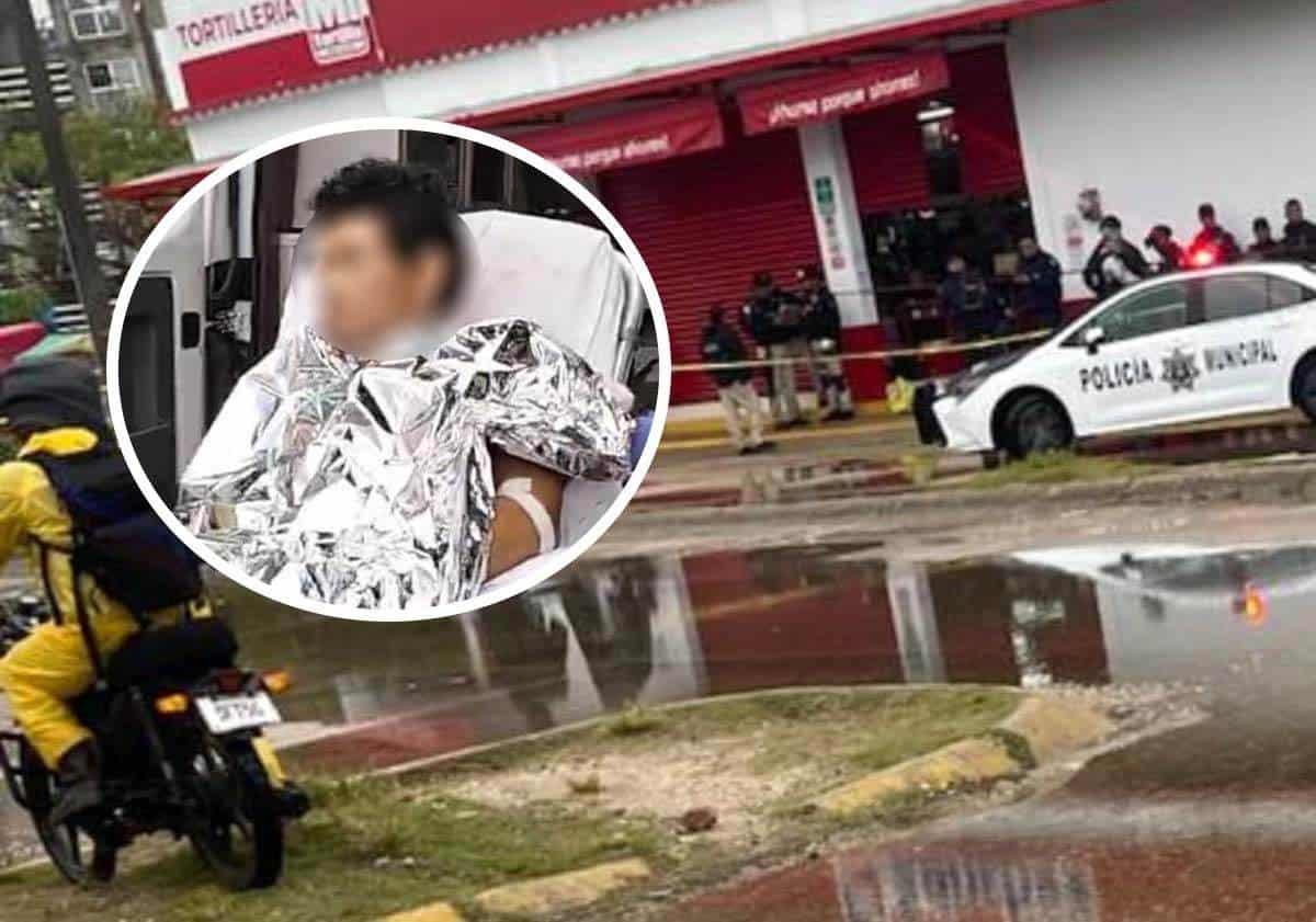 Atacan a balazos a hombre en abarrotera del poniente de Coatzacoalcos