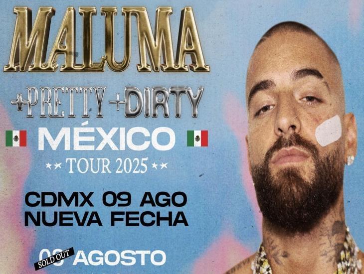 Maluma anuncia sold out y segundo show en CDMX