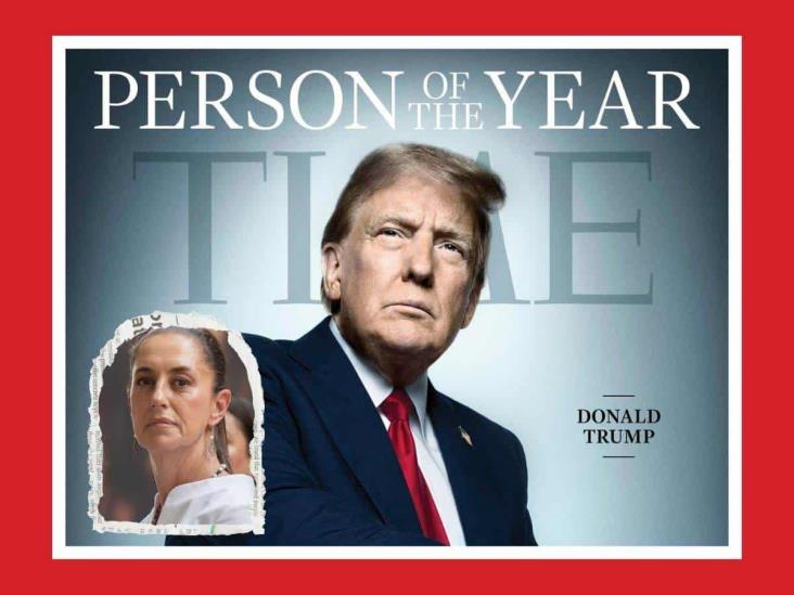 Le ganó a Sheinbaum; Donald Trump, persona del año de la revista Time
