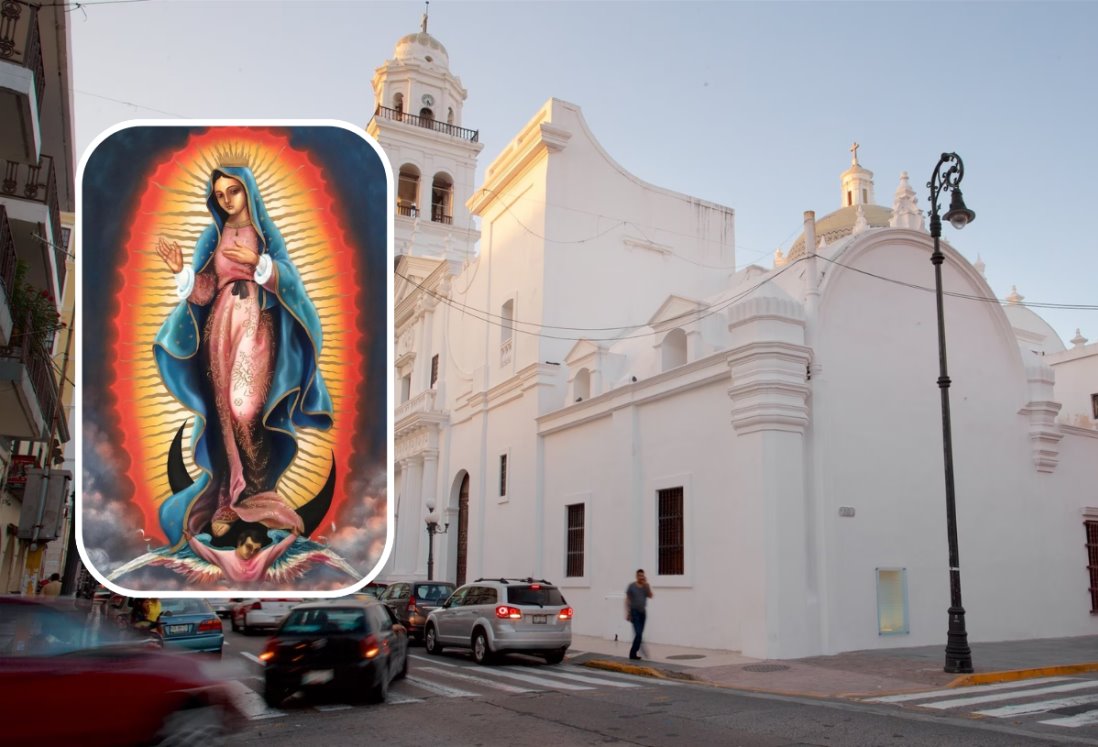 Estas son las actividades HOY en la Catedral de Veracruz por Día de la Virgen de Guadalupe