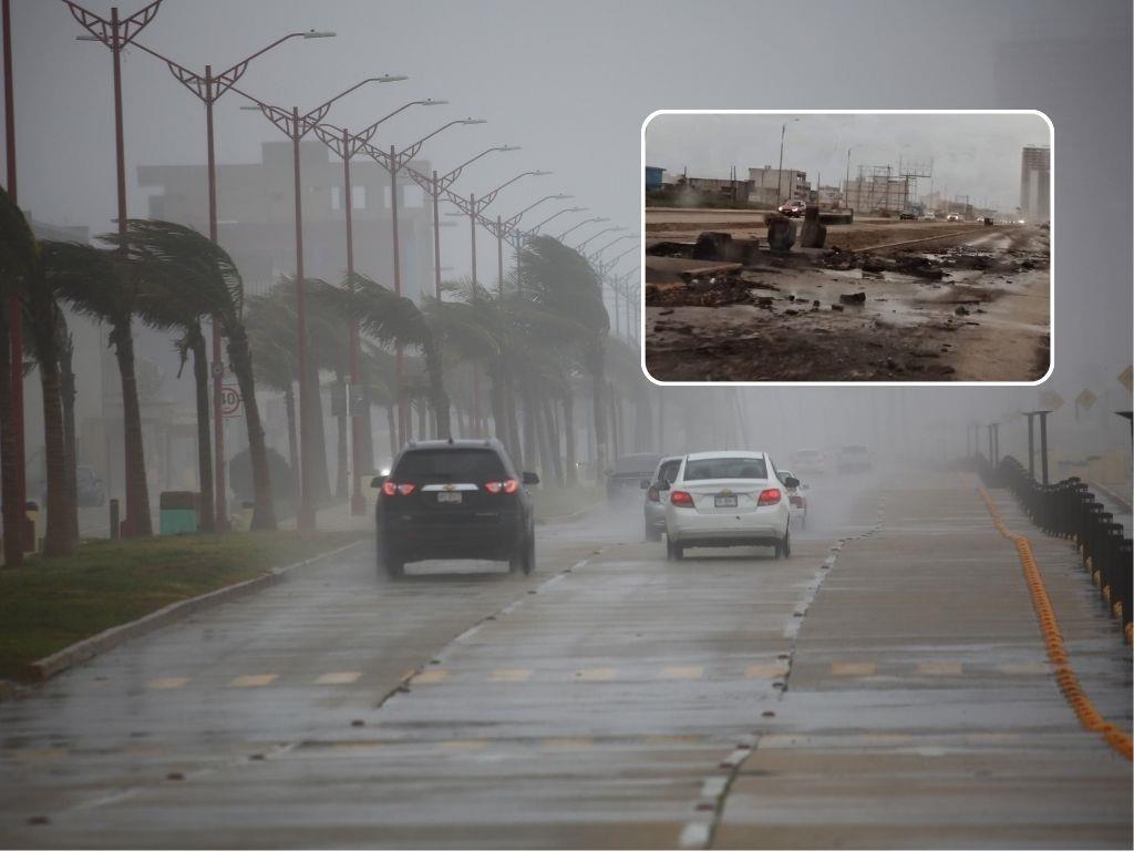 Frente Frío 14: Estas afectaciones dejó en el Malecón ¡Extrema precauciones! FOTOS