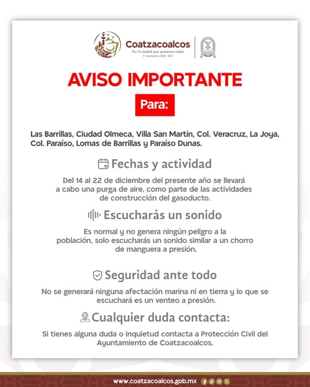 Gasoducto Puerta al Sureste: alertan sobre maniobras en el poniente de Coatzacoalcos ¿de que se trata?