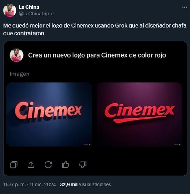 Los memes por el nuevo logo de Cinemex; las redes no perdonan