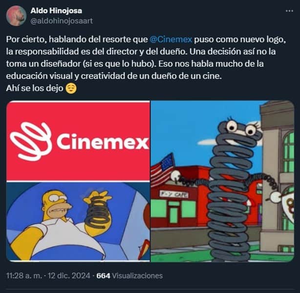 Los memes por el nuevo logo de Cinemex; las redes no perdonan