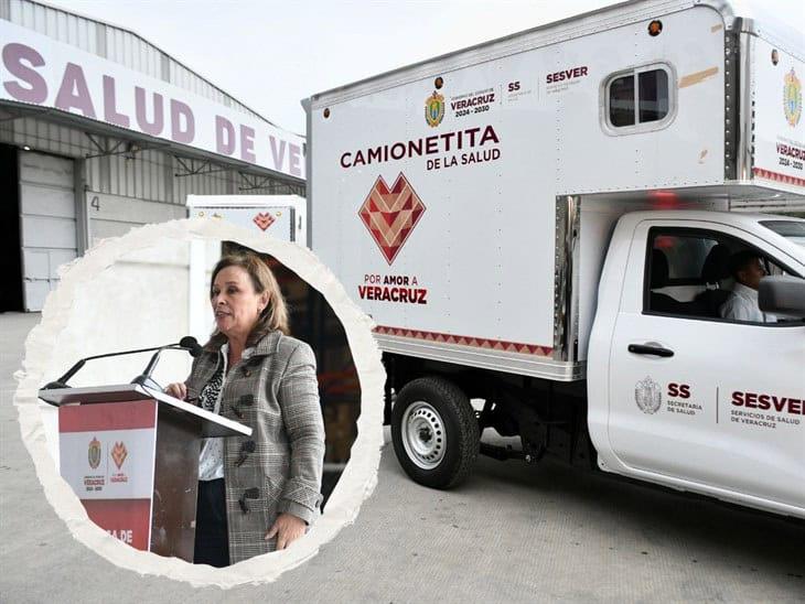 Rocío Nahle da banderazo a Camionetitas de la Salud, así operarán en Veracruz