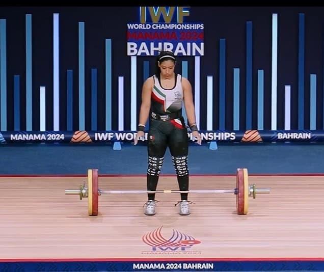 Brilla Jessica Jarquín en Mundial de halterofilia