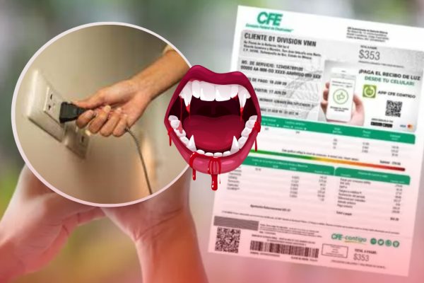 Vampiros eléctricos: cómo identificarlos y reducir tu recibo de CFE Vampiros eléctricos: cómo identificarlos y reducir tu recibo de CFE