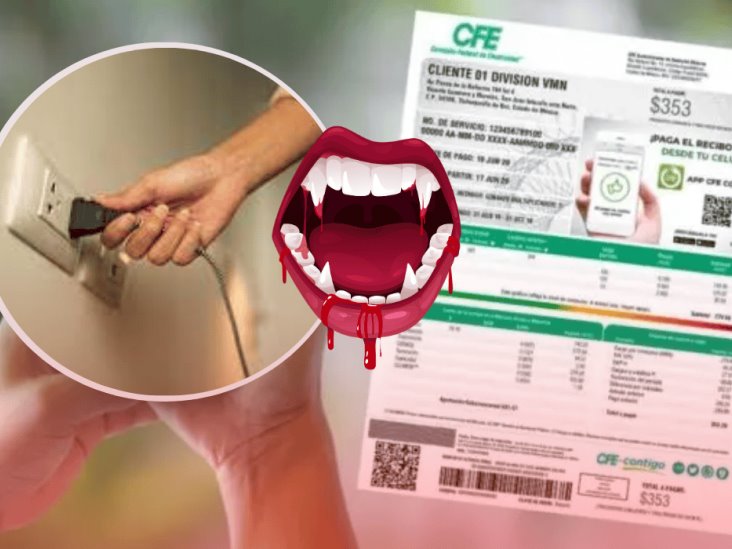 Vampiros eléctricos: cómo identificarlos y reducir tu recibo de CFE 