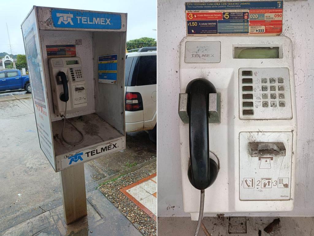 Obsoletas las casetas telefónicas; solo quedan 2 en Villa Cuichapa