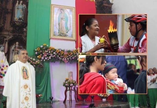 Celebran en Misantla a la Virgen de Guadalupe