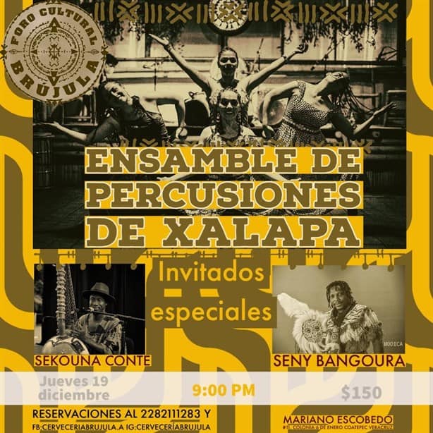 Ensamble de Percusiones de Xalapa invita a evento especial por su aniversario, ¡checa!