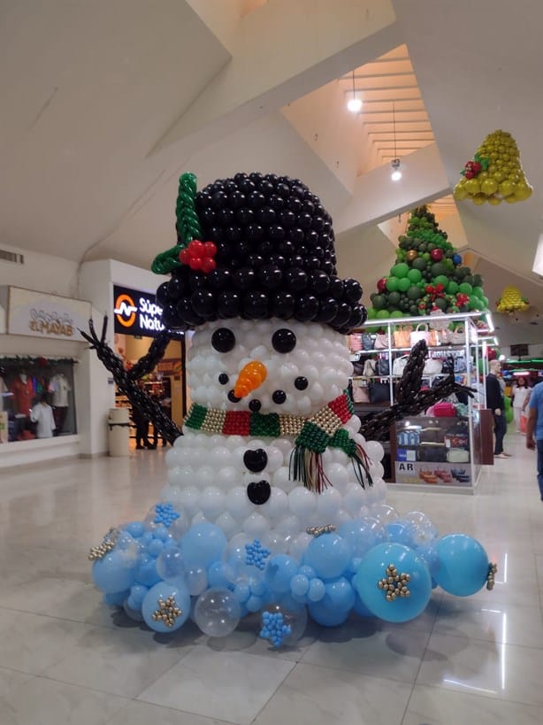 ¿Ya conoces las gigantescas esculturas navideñas de globos? Te decimos en dónde están