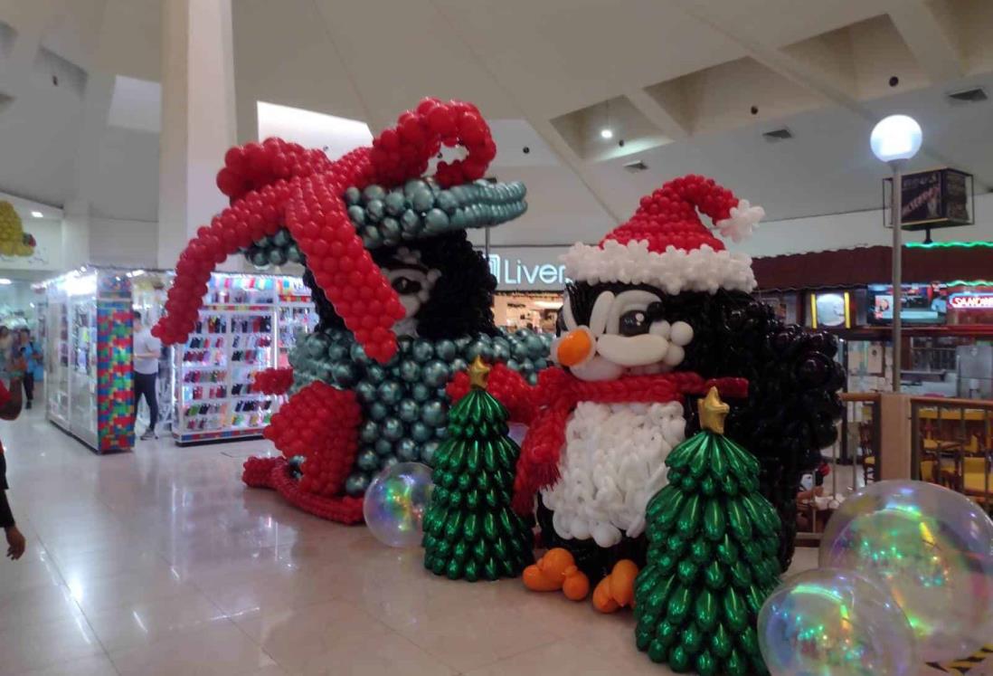 ¿Ya conoces las gigantescas esculturas navideñas de globos? Te decimos en dónde están