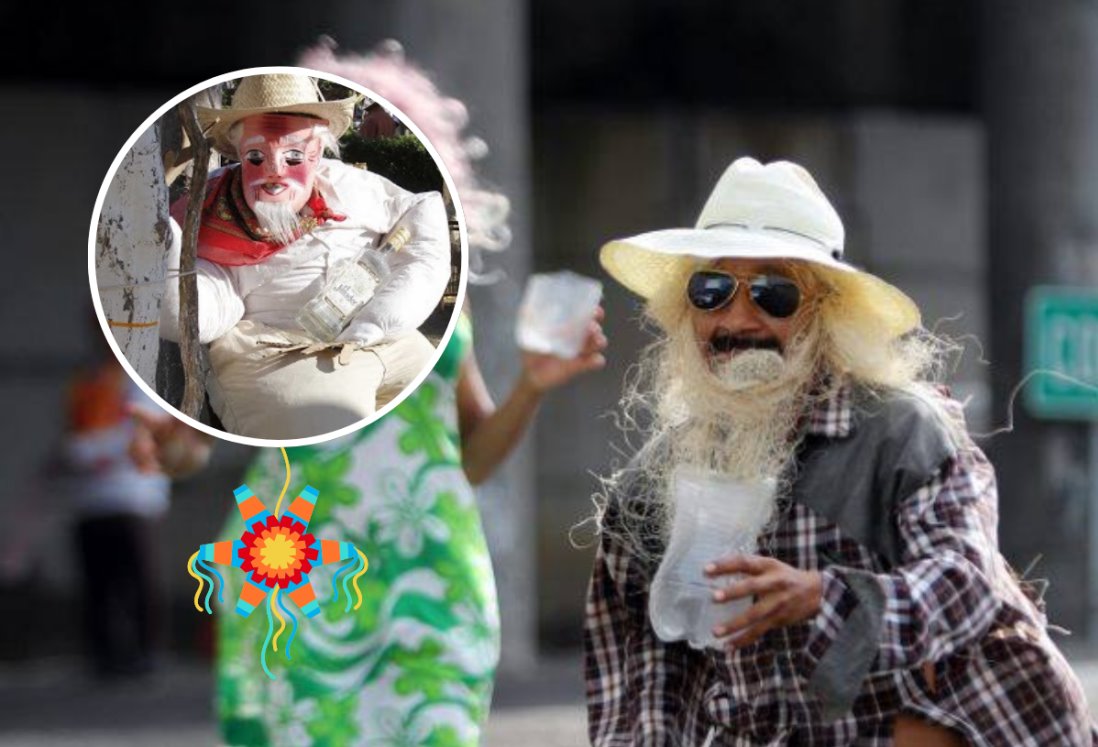 ¿De dónde surgió la tradición de ´El viejo´ en Veracruz y en qué consiste?