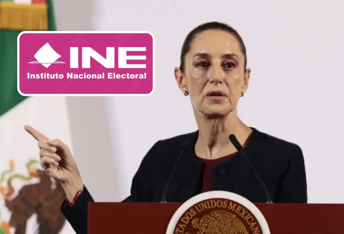 Claudia Sheinbaum pide al INE transparentar presupuesto asignado para 2025