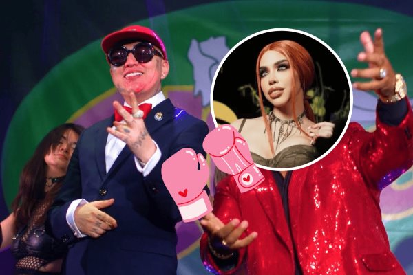 Yeri MUA exhibe a Dani Flow durante entrega de premios por llamarla Caballo en una canción | VIDEO