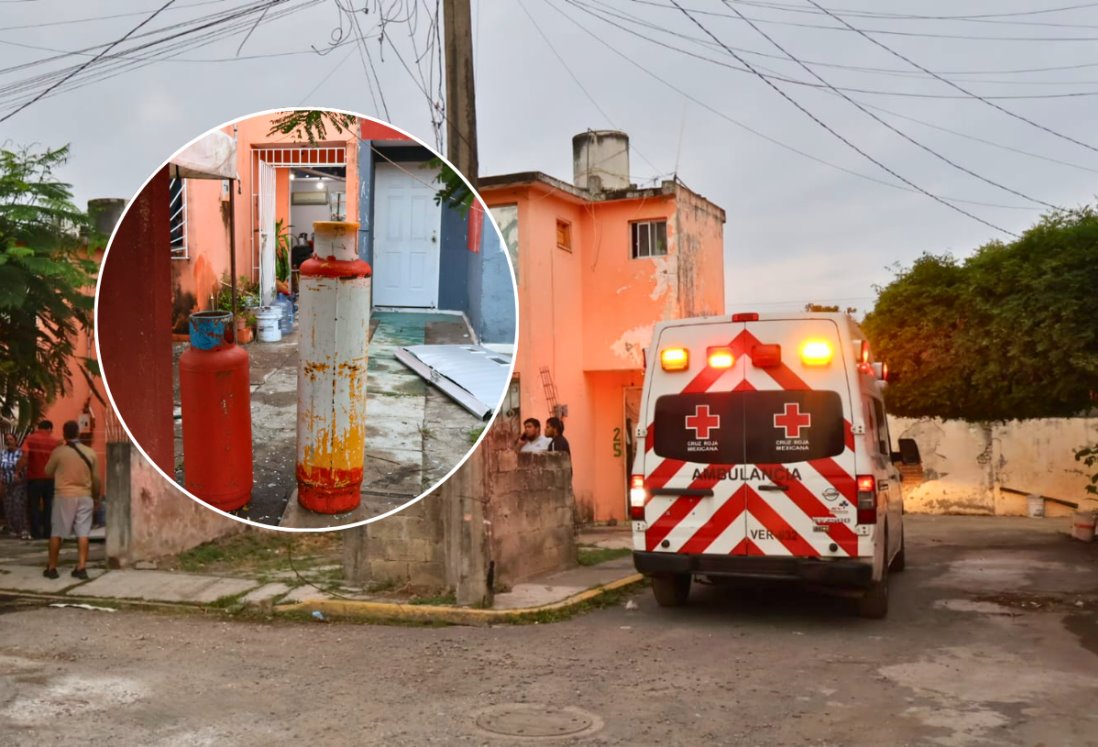 Se registra explosión de vivienda en colonia de Veracruz; 4 mascotas resultan con quemaduras