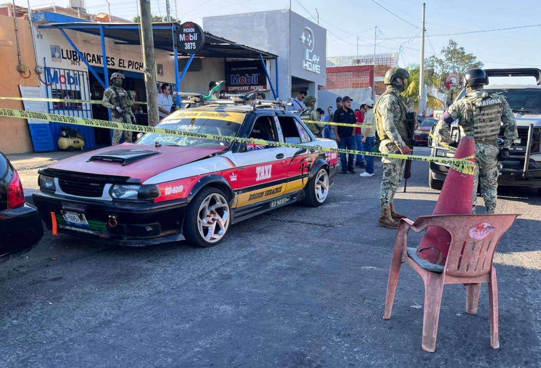 Taxista pierde la vida al volante en la colonia Unidad Veracruzana