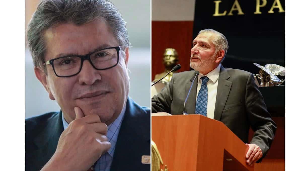 Ricardo Monreal y Adán Augusto chocan por denuncias sobre irregularidades en el Senado