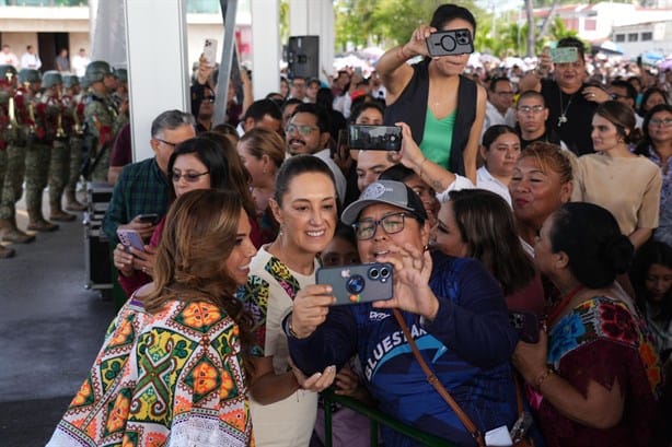 Claudia Sheinbaum celebra aniversario del Tren Maya e inaugura tramos 6 y 7 en Chetumal (+Video)