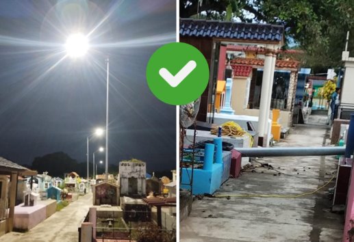 Instalan luminarias LED en cementerio de Misantla; buscan reforzar seguridad