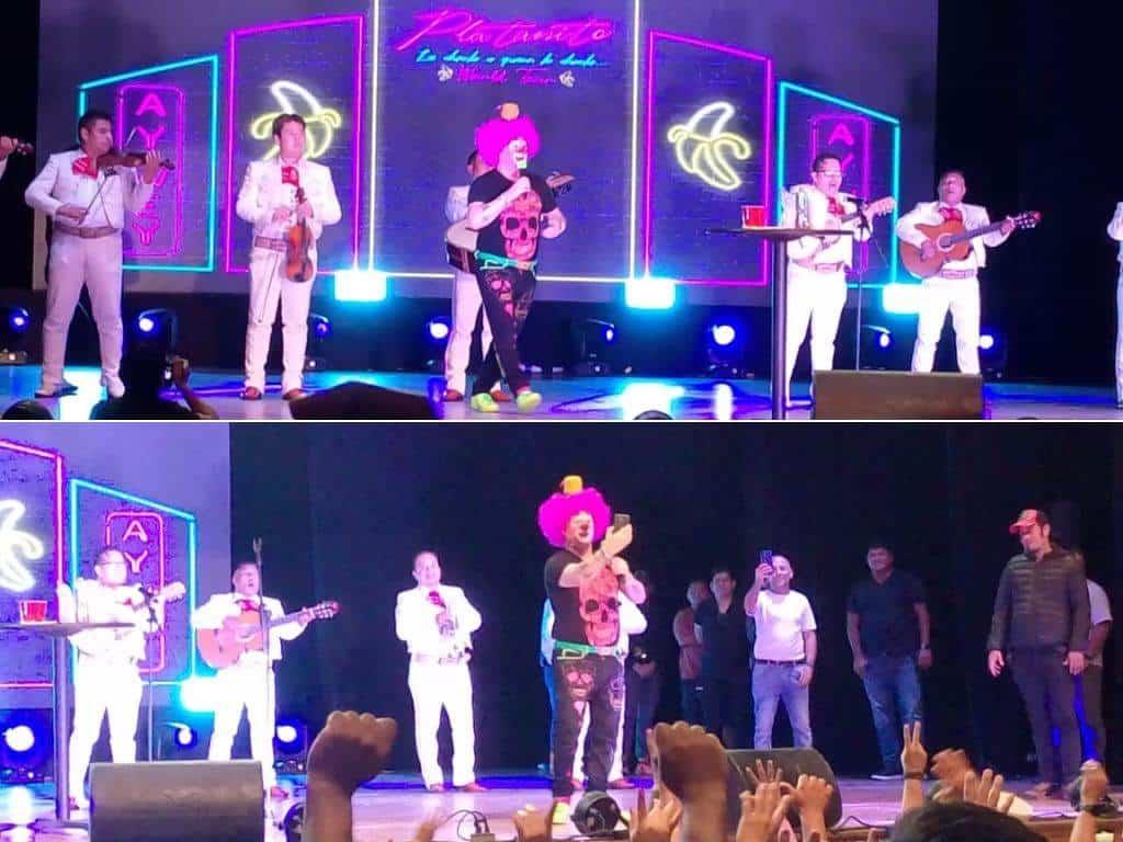 Platanito Show en Coatzacoalcos: lo sorprenden con mariachi para celebrar su cumpleaños l VIDEO