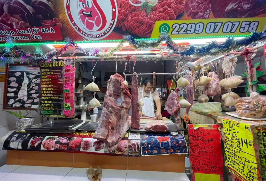 Sube el precio de la carne en los mercados de Veracruz