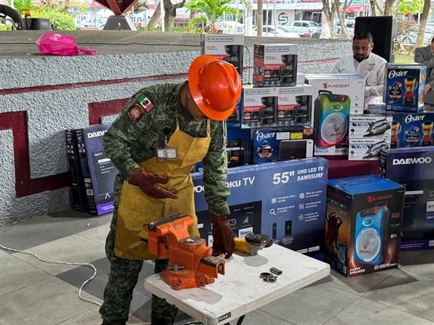 Sedena inicia campaña de canje de armas en Poza Rica