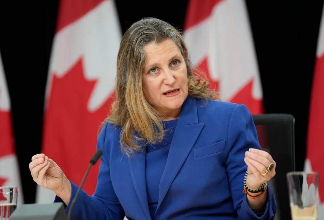 Renuncia Chrystia Freeland, ministra de Finanzas en Canadá por desacuerdos con Justin Trudeau