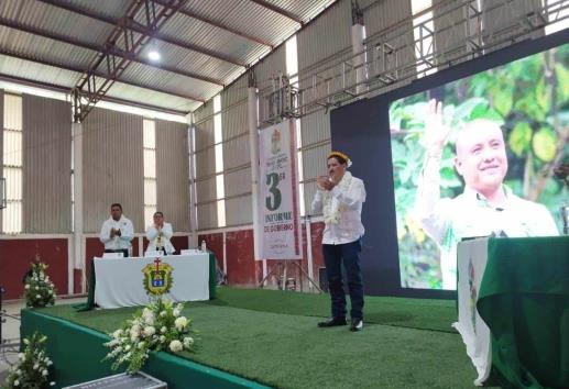 Rinde Jesús Valencia tercer informe como alcalde de Tequila