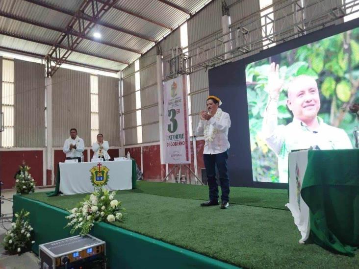 Rinde Jesús Valencia tercer informe como alcalde de Tequila