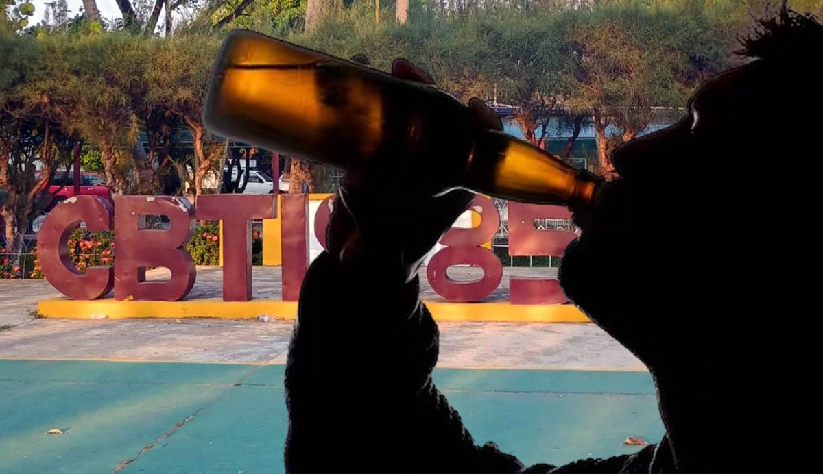 Alarma consumo de alcohol en el CBTIS de Coatzacoalcos; así buscan evitarlo