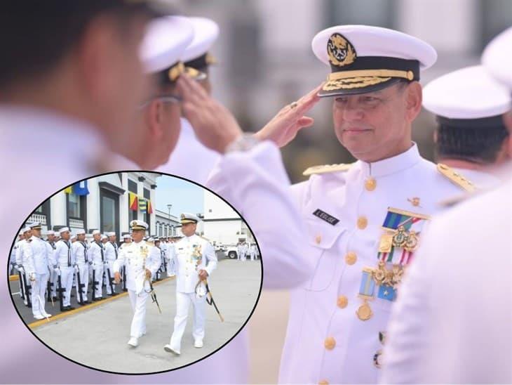 Carlos Eduardo L´Eglise Escamilla es el nuevo comandante de la Primera Región Naval en Veracruz