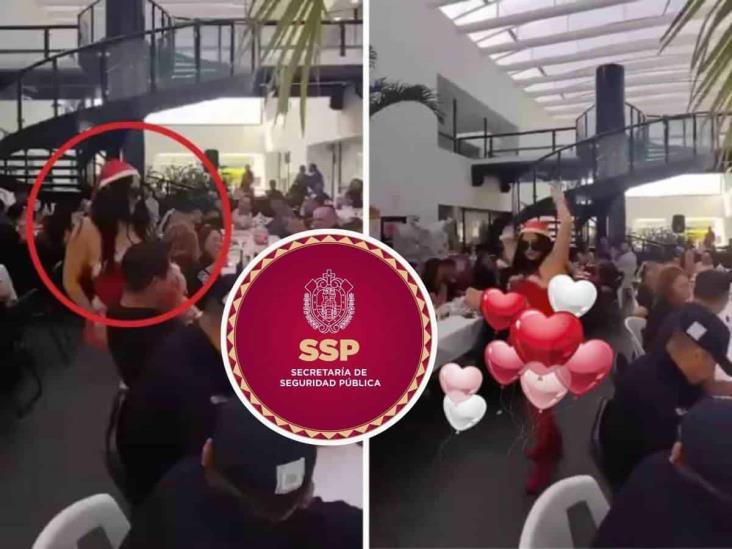 Concentran al Delegado de SSP-Veracruz en Xalapa tras escándalo por posada con bailarinas