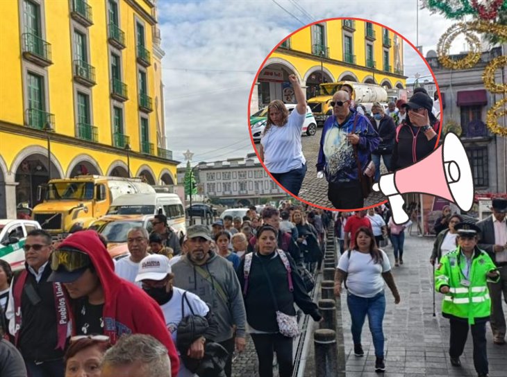 Organización Pueblos Unidos de Veracruz se manifiesta en centro de Xalapa; ¿qué exigen?