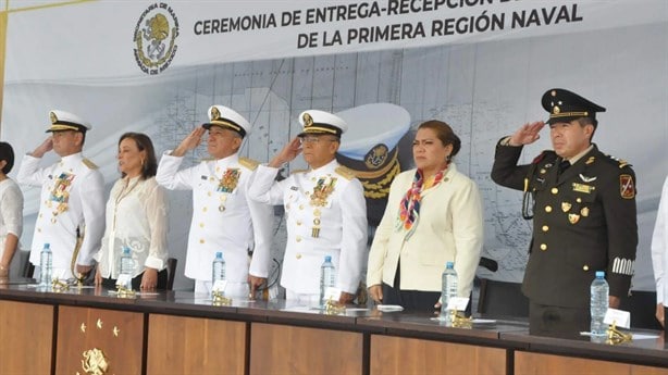 Carlos Eduardo L´Eglise Escamilla es el nuevo comandante de la Primera Región Naval en Veracruz