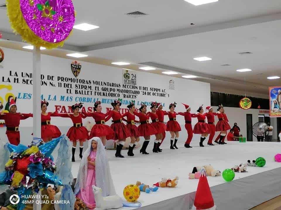 Cierran el año de presentaciones con festival navideño