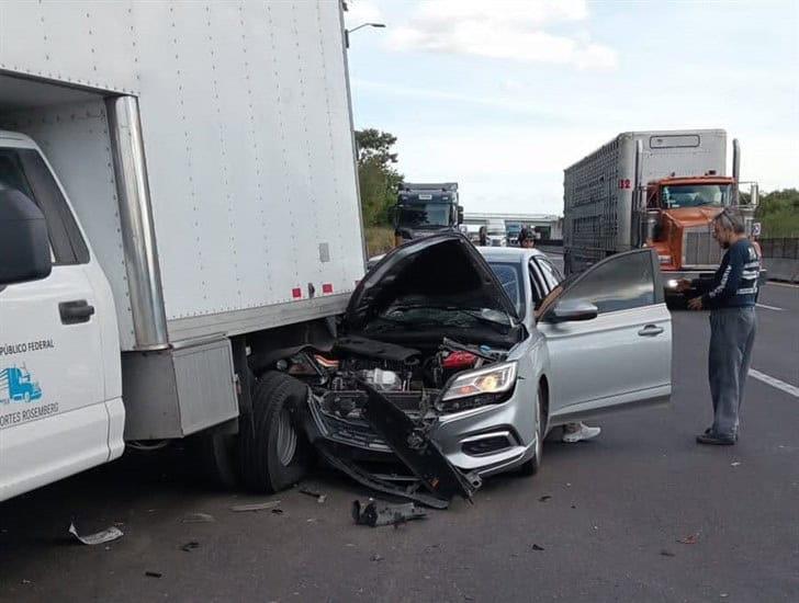 Accidente en libramiento de Plan del Río deja un menor lesionado