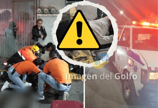 Hombre cae de un segundo piso en el bulevar Diamante de Xalapa, su estado es crítico