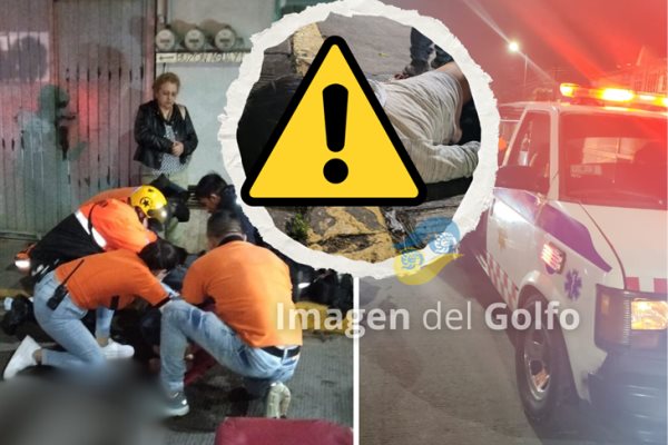Hombre cae de un segundo piso en el bulevar Diamante de Xalapa, su estado es crítico