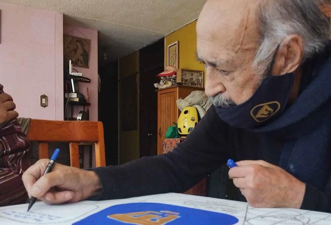 Fallece el creador del escudo de Pumas